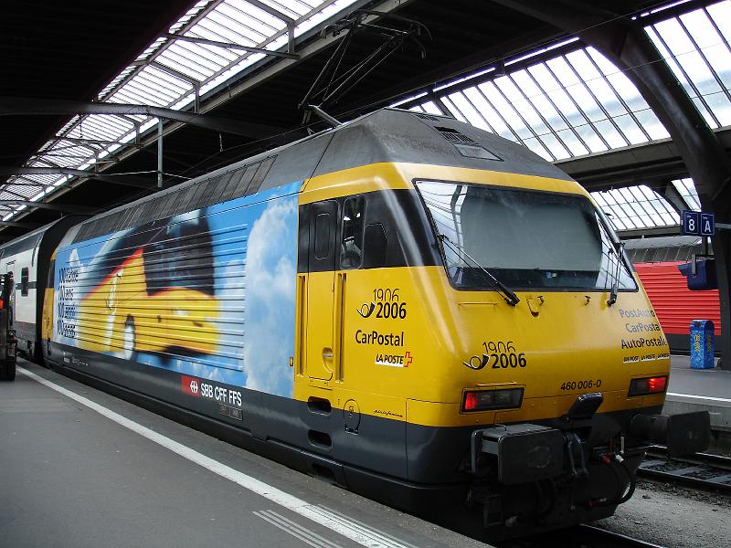 ger05.jpg - SBB Lok Re 460006-0 "100 Jahre Postauto Schweiz" 